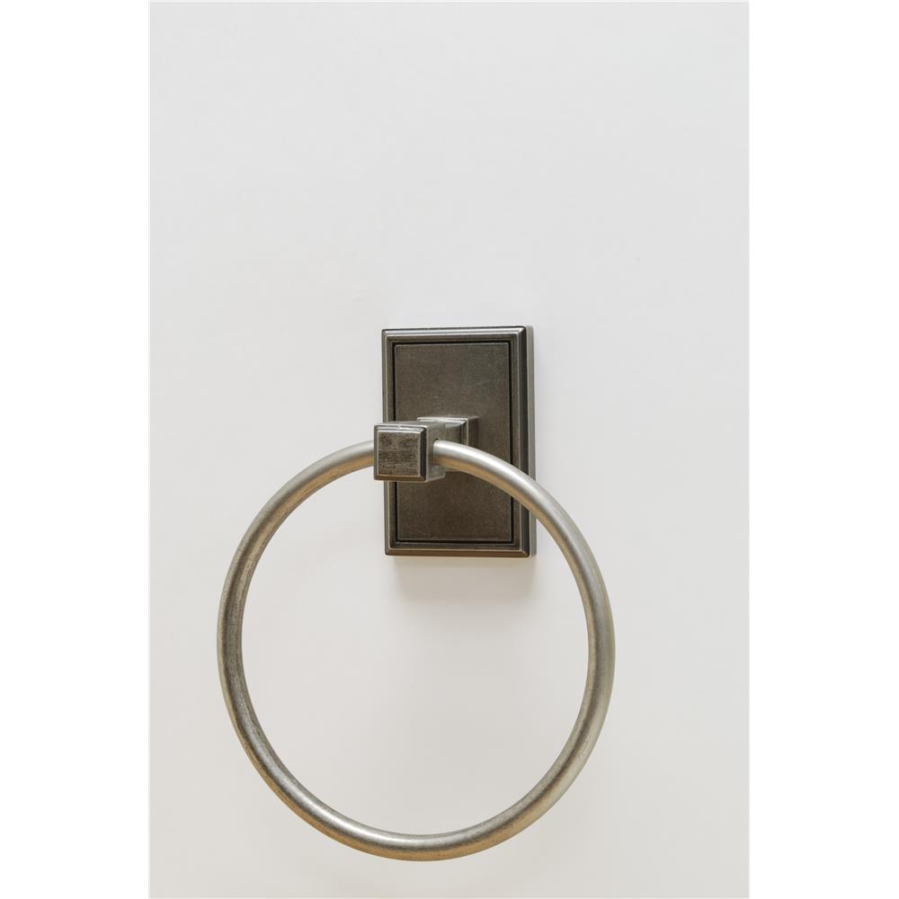 Residential Essentials 2586AP Hamilton Towel Ring in Aged Pewter